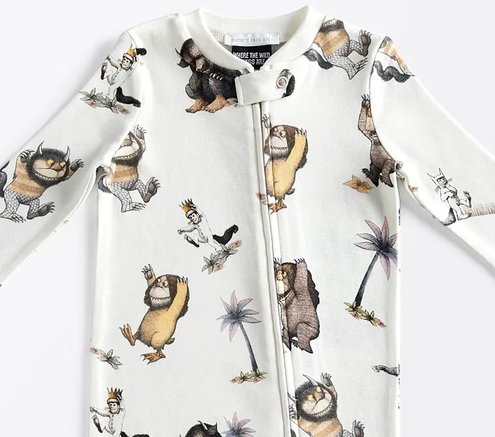 Brand New Where the Wild Things Are Baby Onesie PJ image indicator(2)