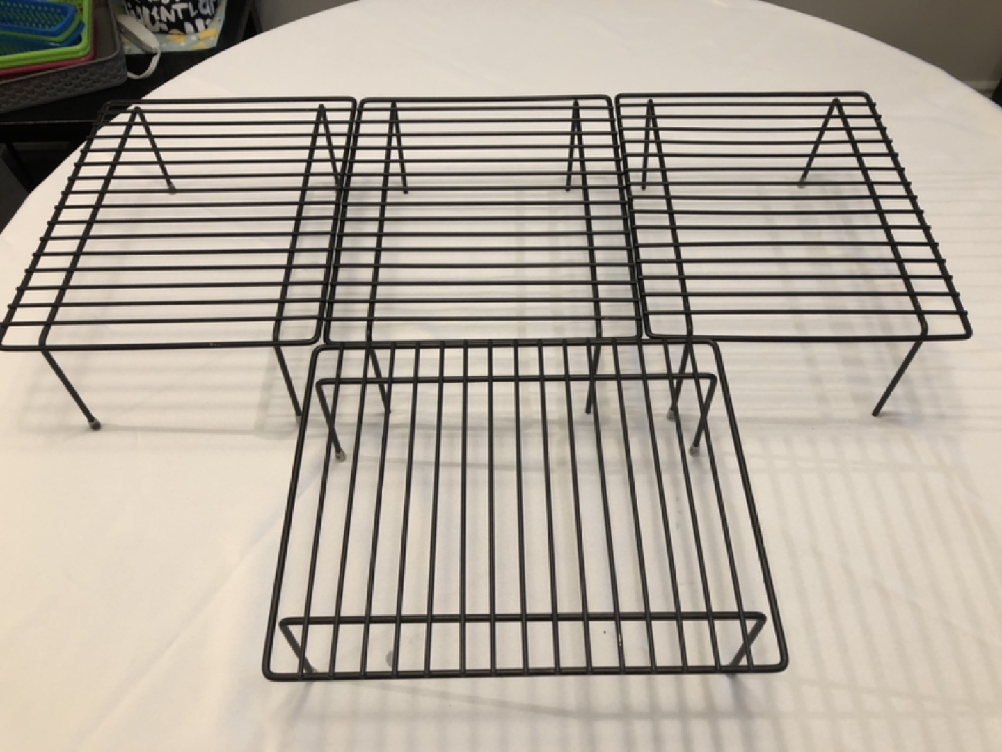 Set of 4 Wire Shelf Racks🧡 - photo 2