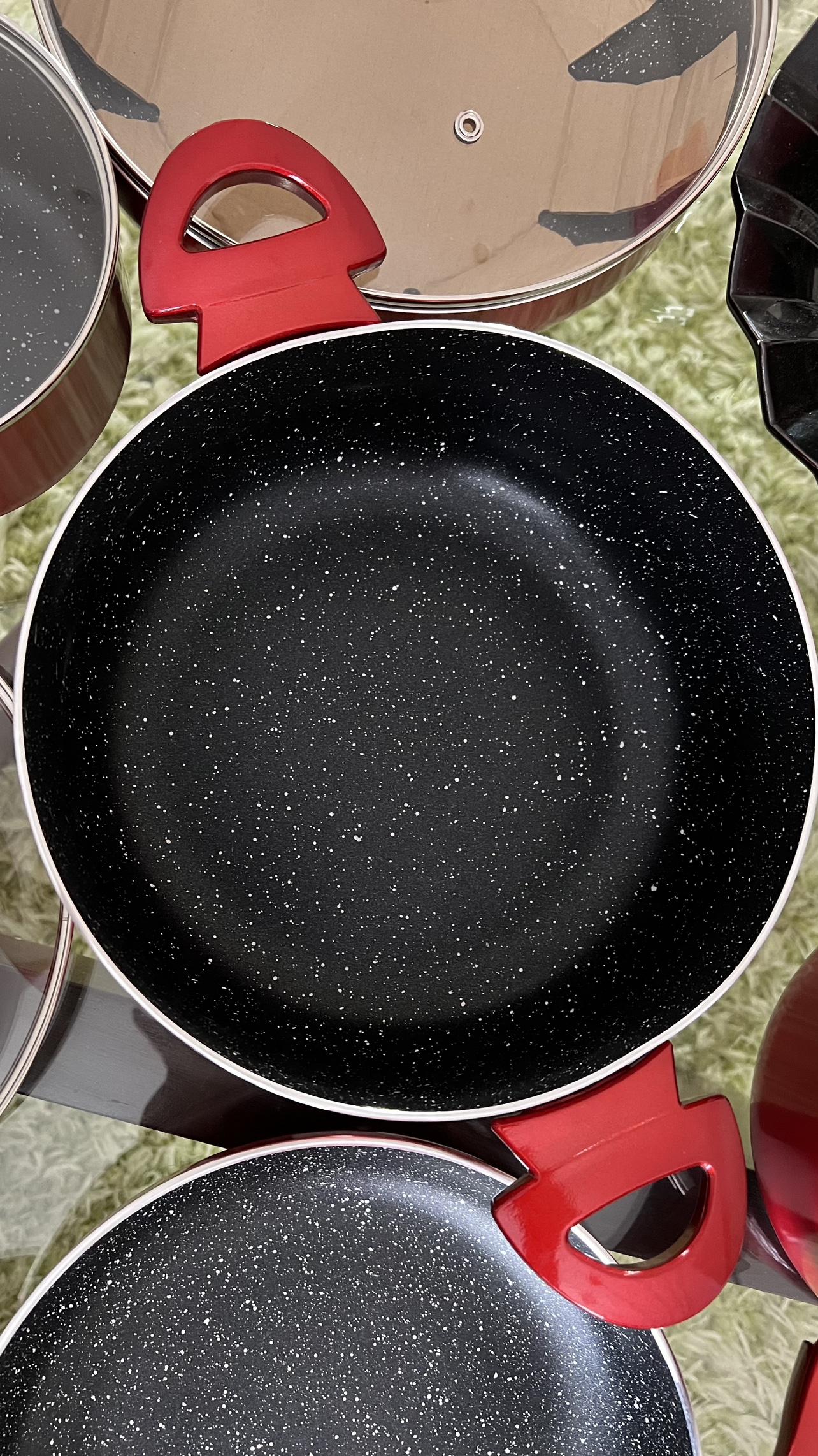 Red 7-Piece Cookware Set - photo 2