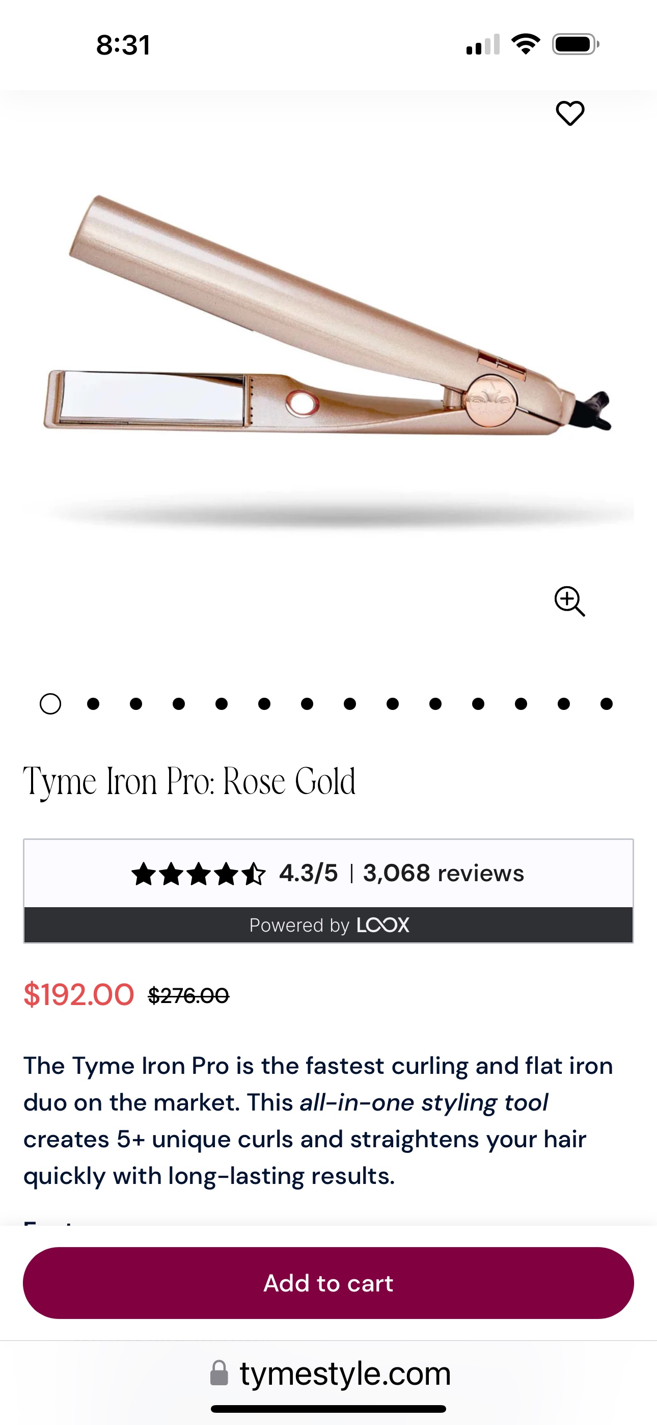 Tyme Iron Pro - Rose Gold - photo 3