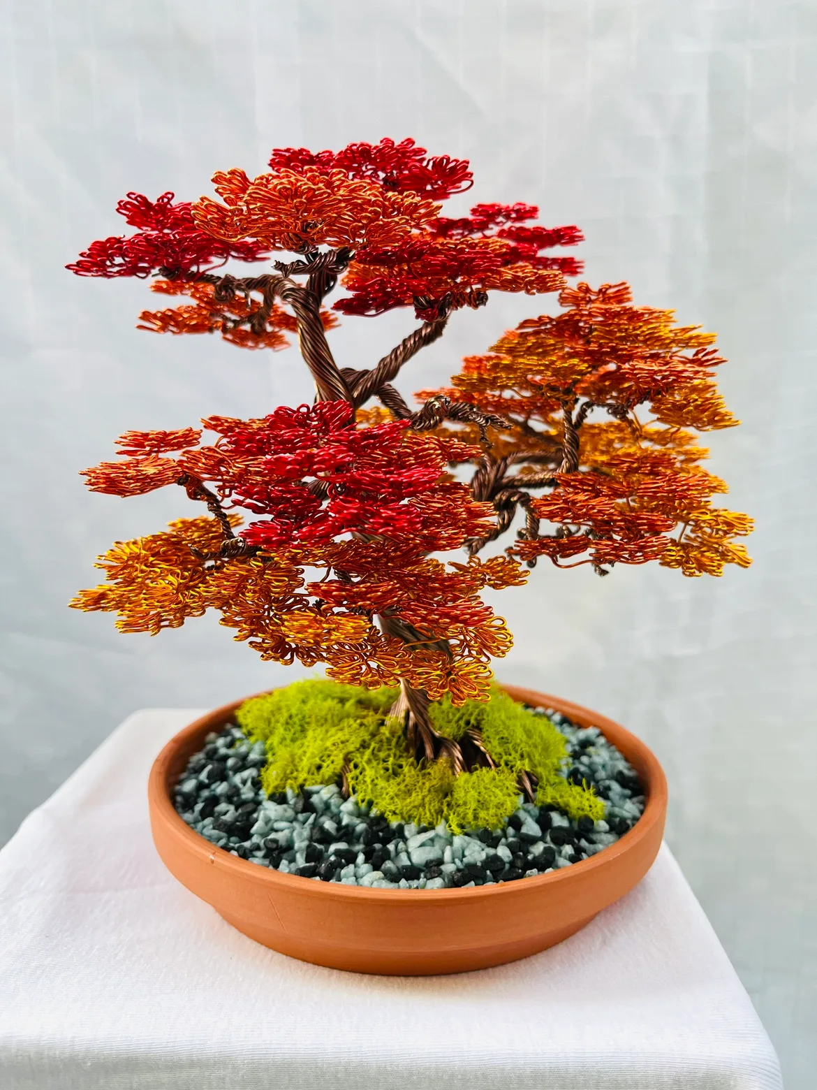 AUTUMN(FALL) WIRE BONSAI TREE image indicator(2)