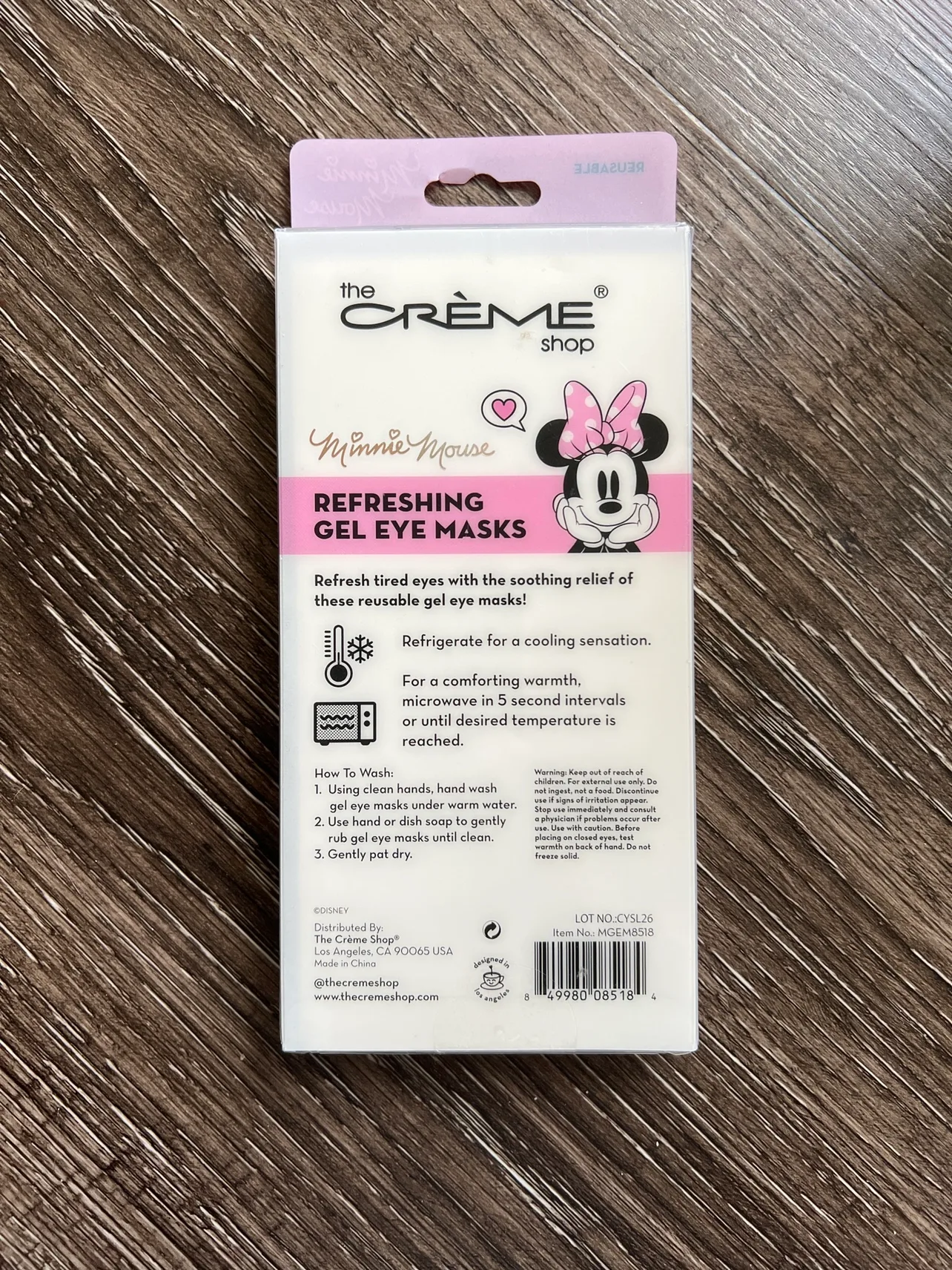 The Creme Shop Minnie Mouse Refreshing Gel Eye Mask Patches image indicator(2)
