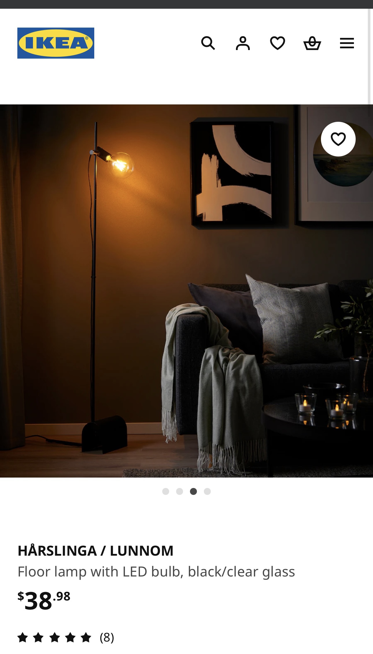 IKEA HÄRSLINGA Floor Lamp - photo 2