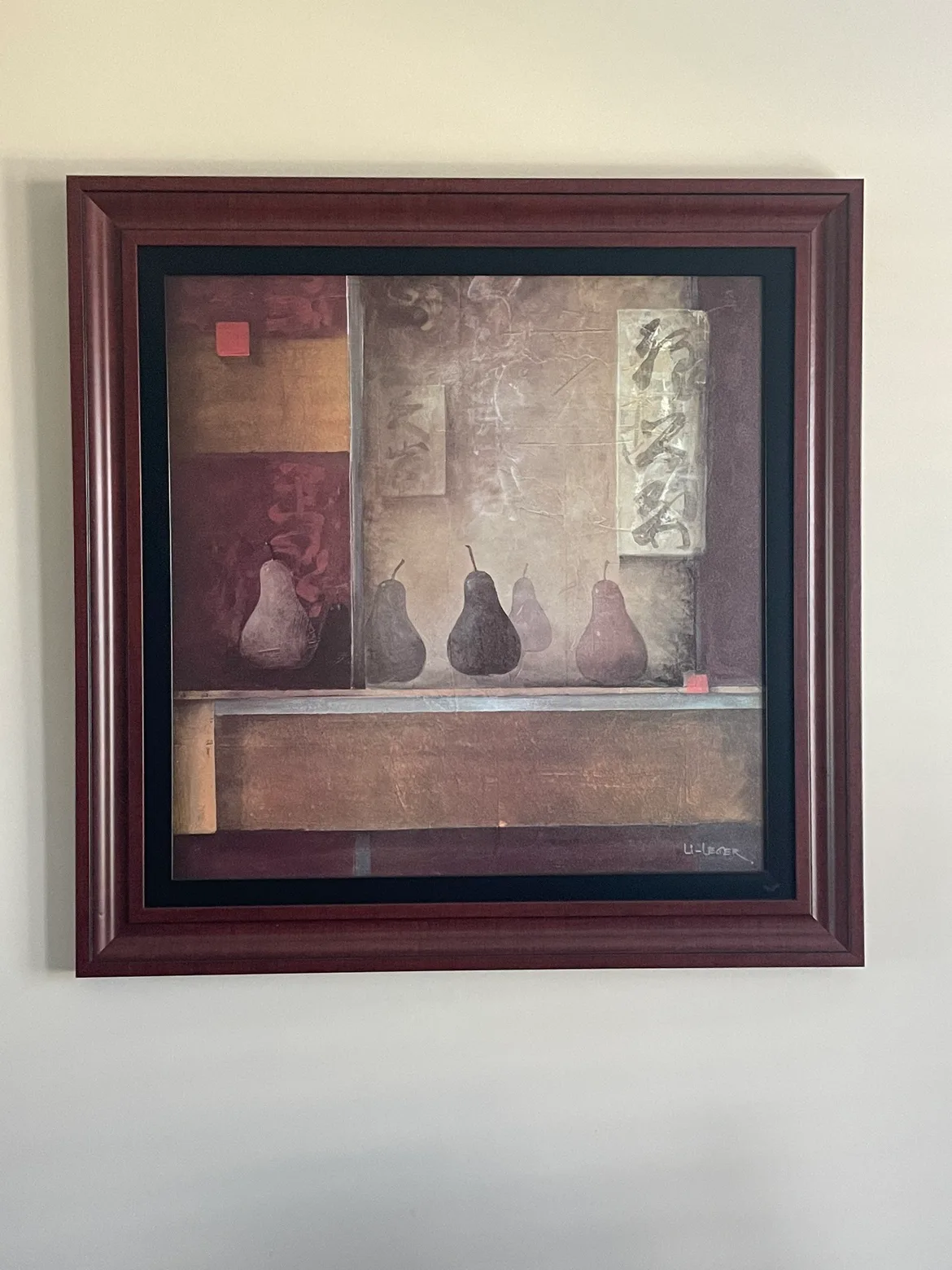 Framed Abstract Artwork