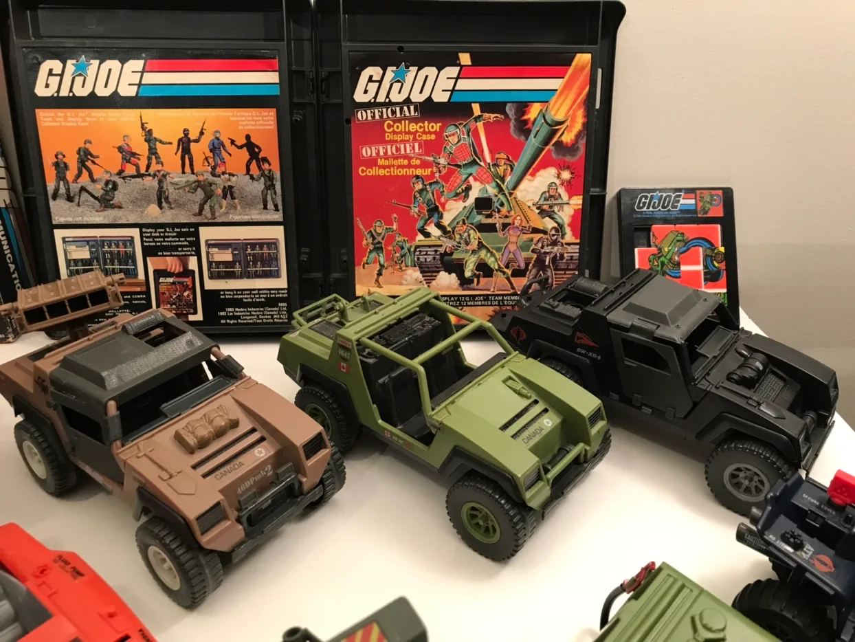 Vintage GI Joe Toys . 80s . 5$ each . Sold as a lot . image indicator(6)
