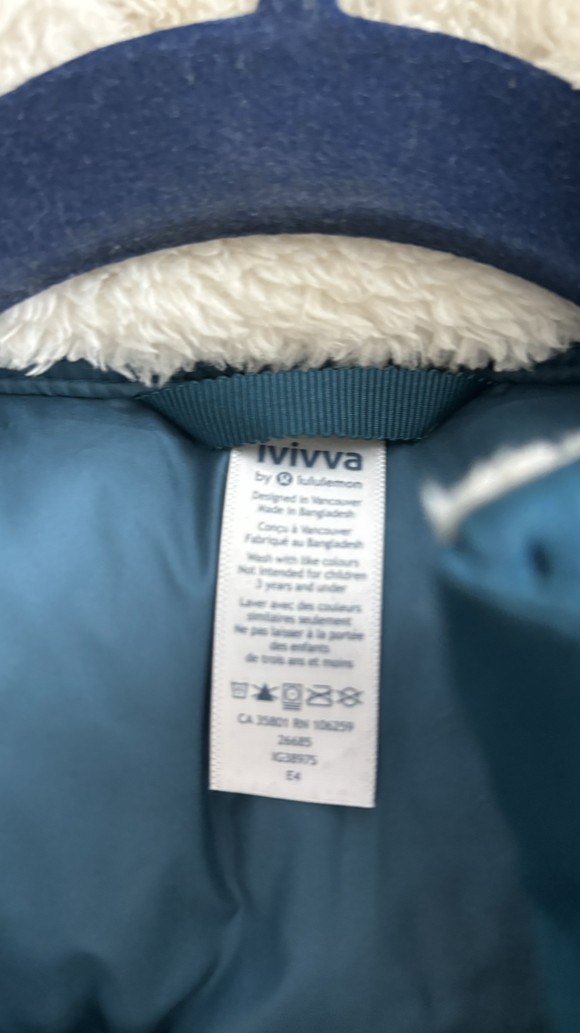 Ivivva Teal Puffer Jacket - photo 3