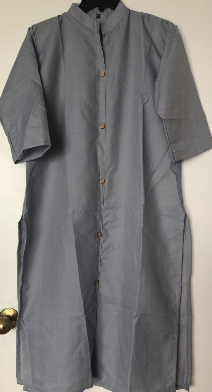 Grey Button Up kurthi
