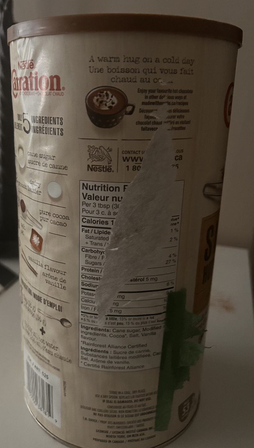 Nestle Carnation Simply Hot Chocolate 1.9 kg - photo 2
