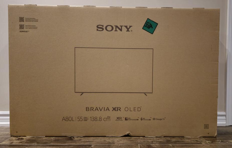 Sony - 55" Class BRAVIA XR A80L OLED 4K UHD Smart Google TV