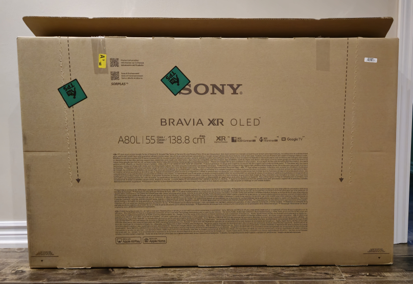 Sony - 55" Class BRAVIA XR A80L OLED 4K UHD Smart Google TV - photo 2