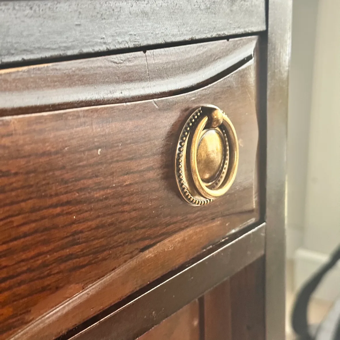 Authentic Antique solid wood Meaford Armoire - dresser image indicator(4)