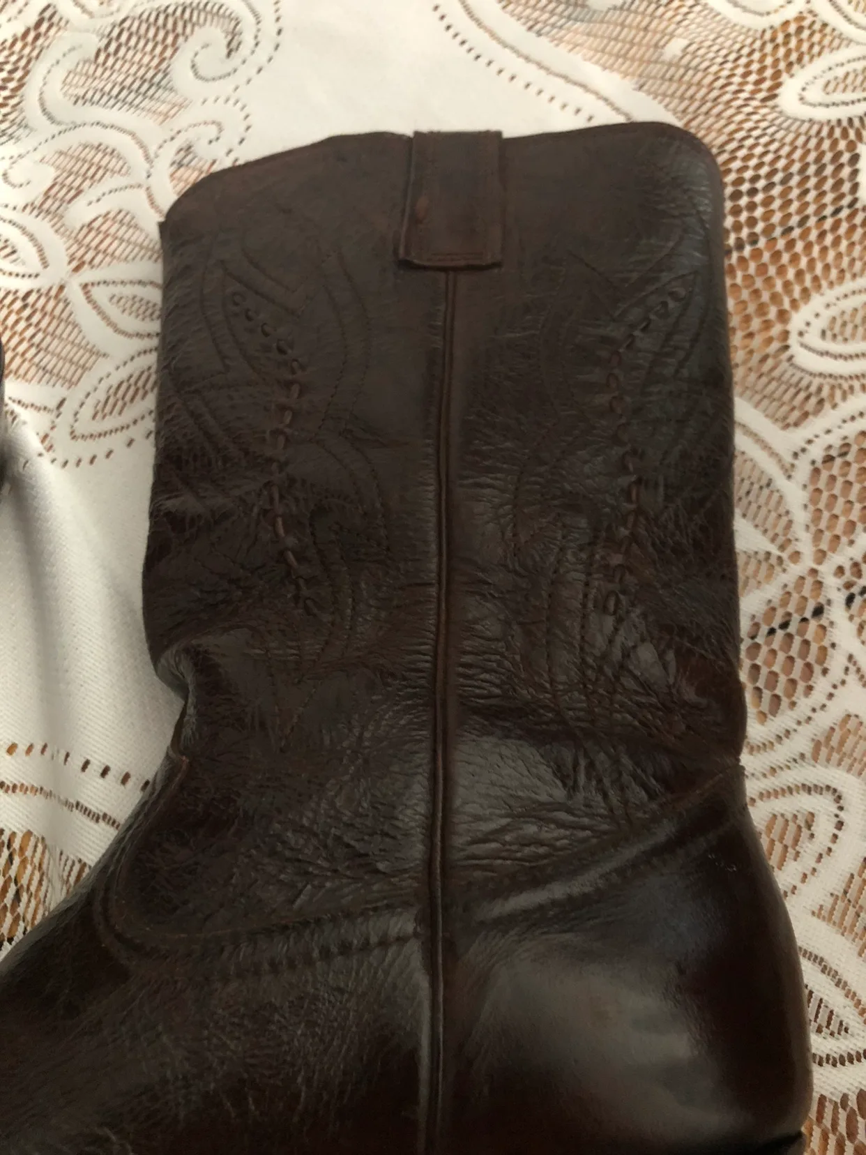Brown Leather Cowboy Boots image indicator(6)