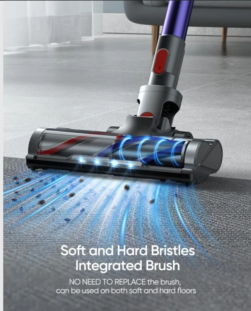 Buture Cordless Vacuum Lightweight Stick Cleaner Touch JR400 image indicator(2)