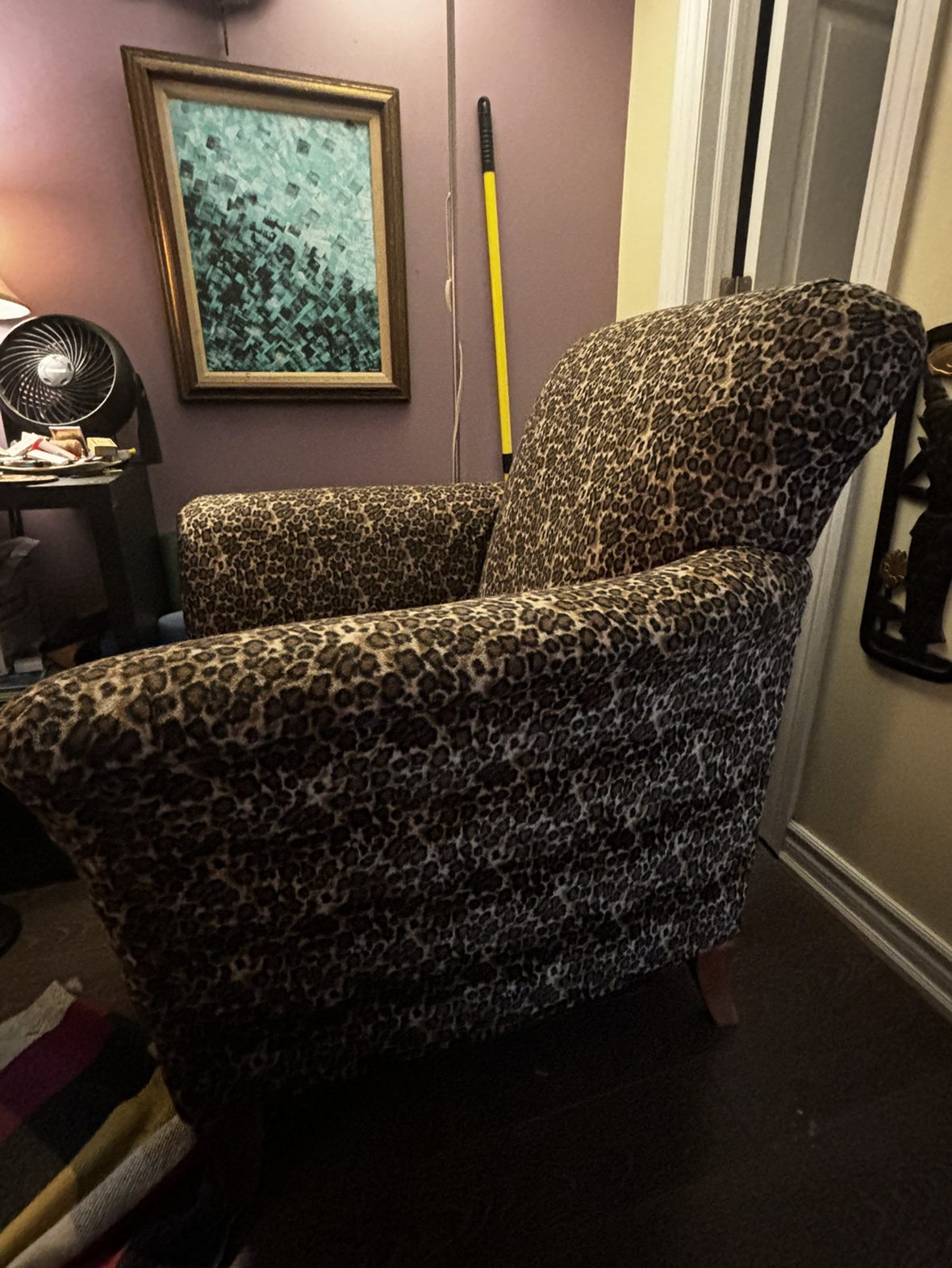 Leopard Print Armchair - photo 2