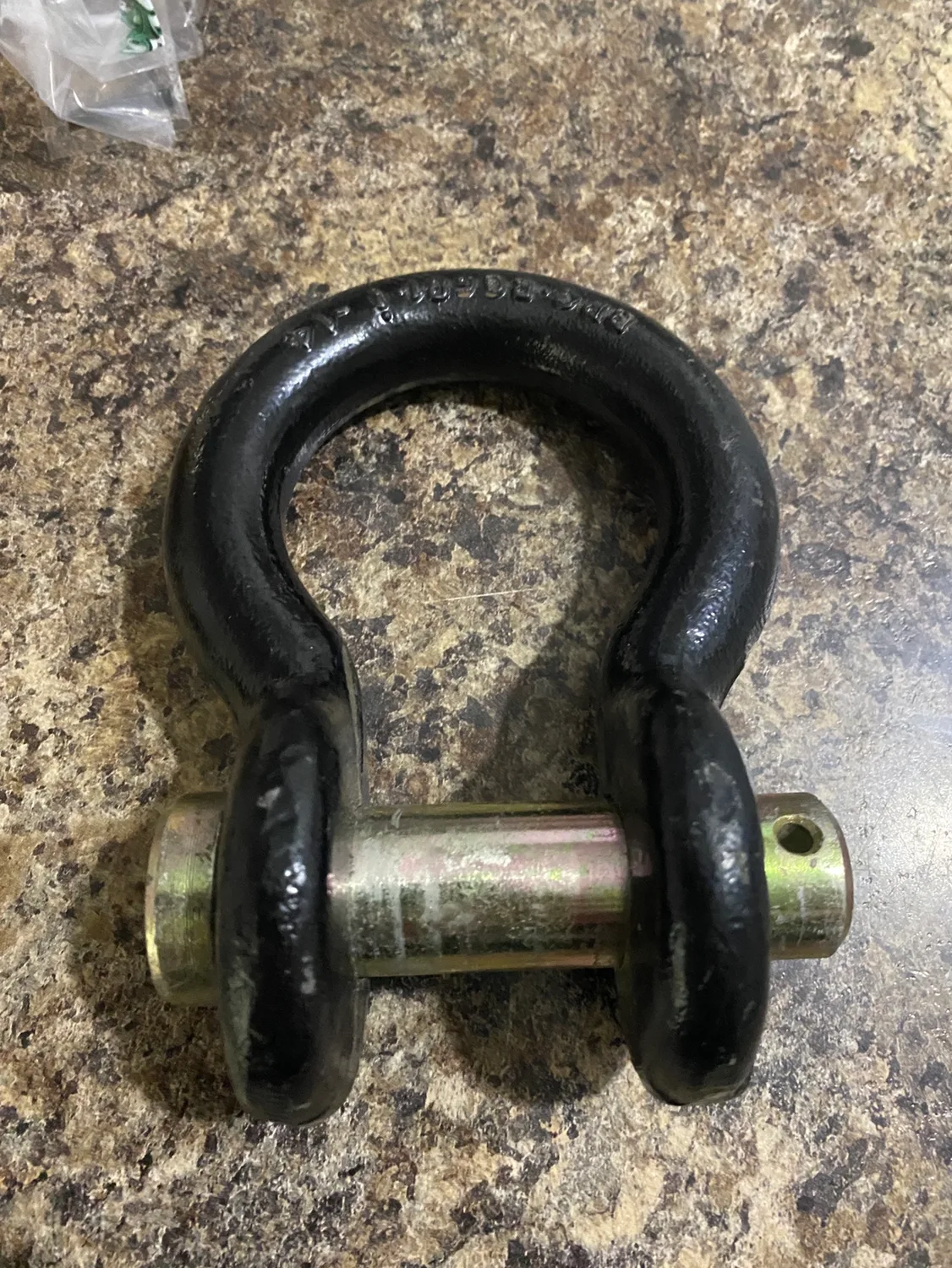 Black Trailer Hitch D-Ring thumbnail