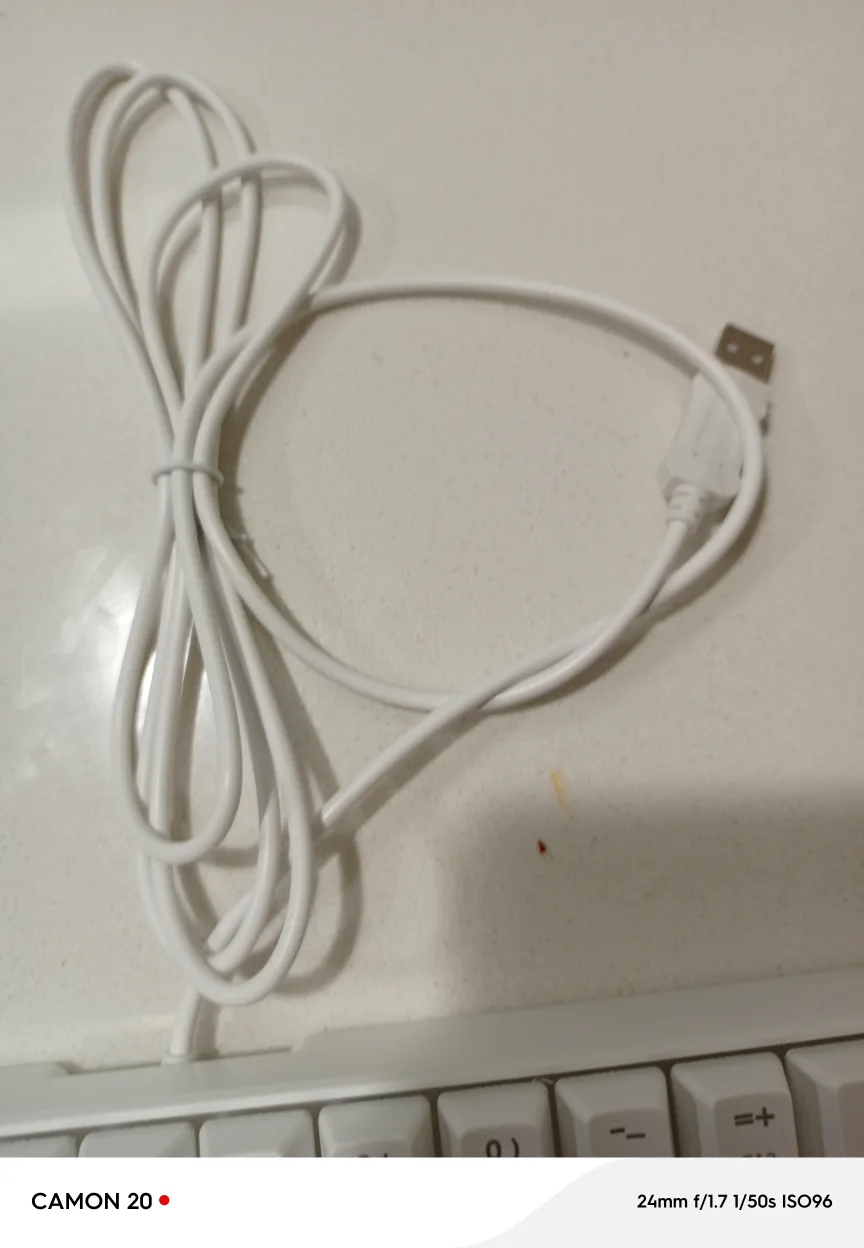 White Wired Keyboard  Completely new image indicator(3)