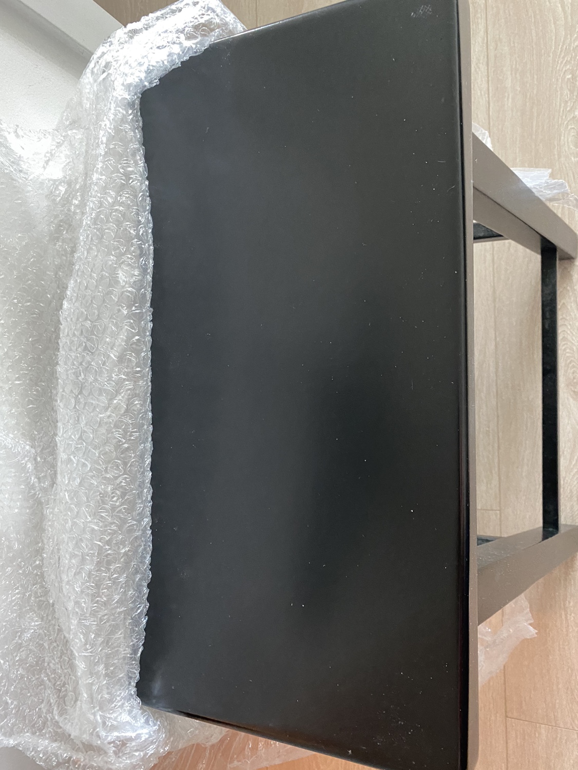 Black Wooden Stool - photo 2