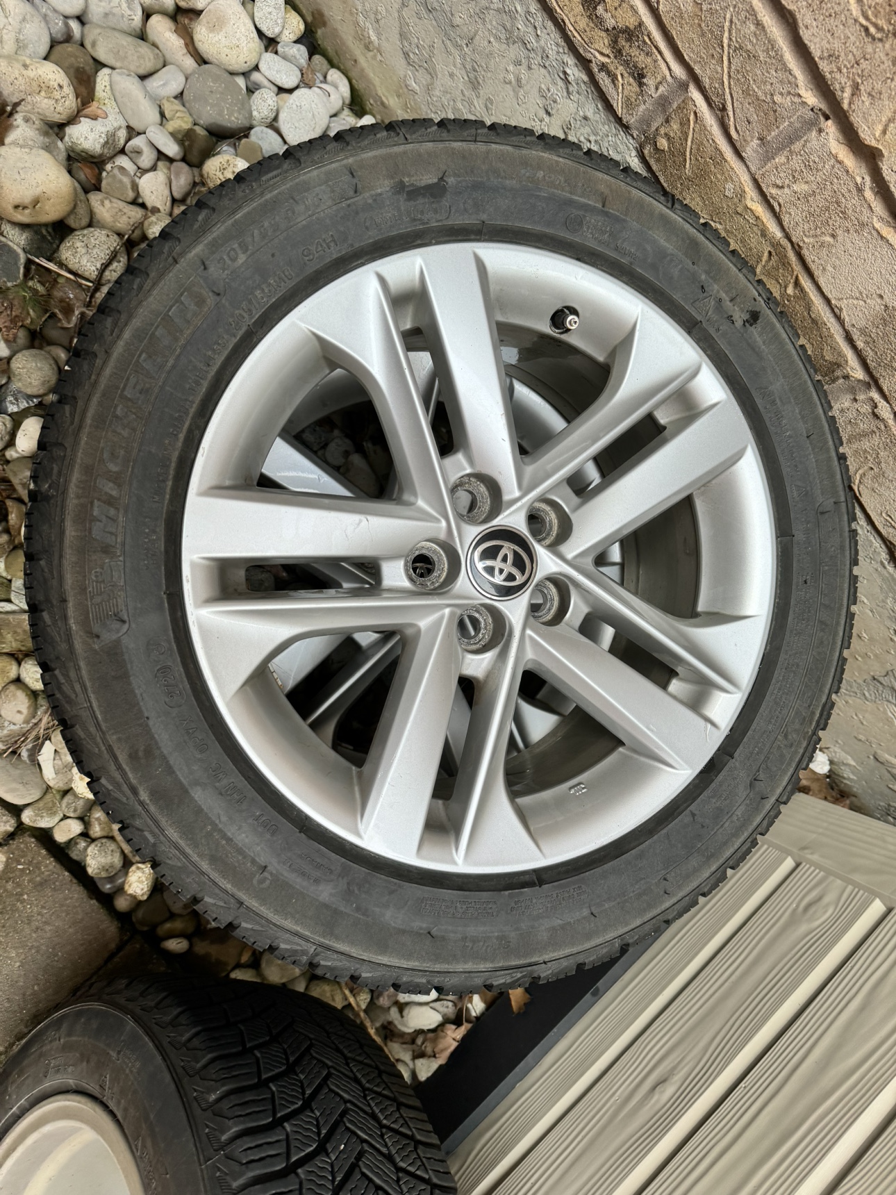 16” Michellin winter tires on toyota corolla hatchback rims. - photo 3
