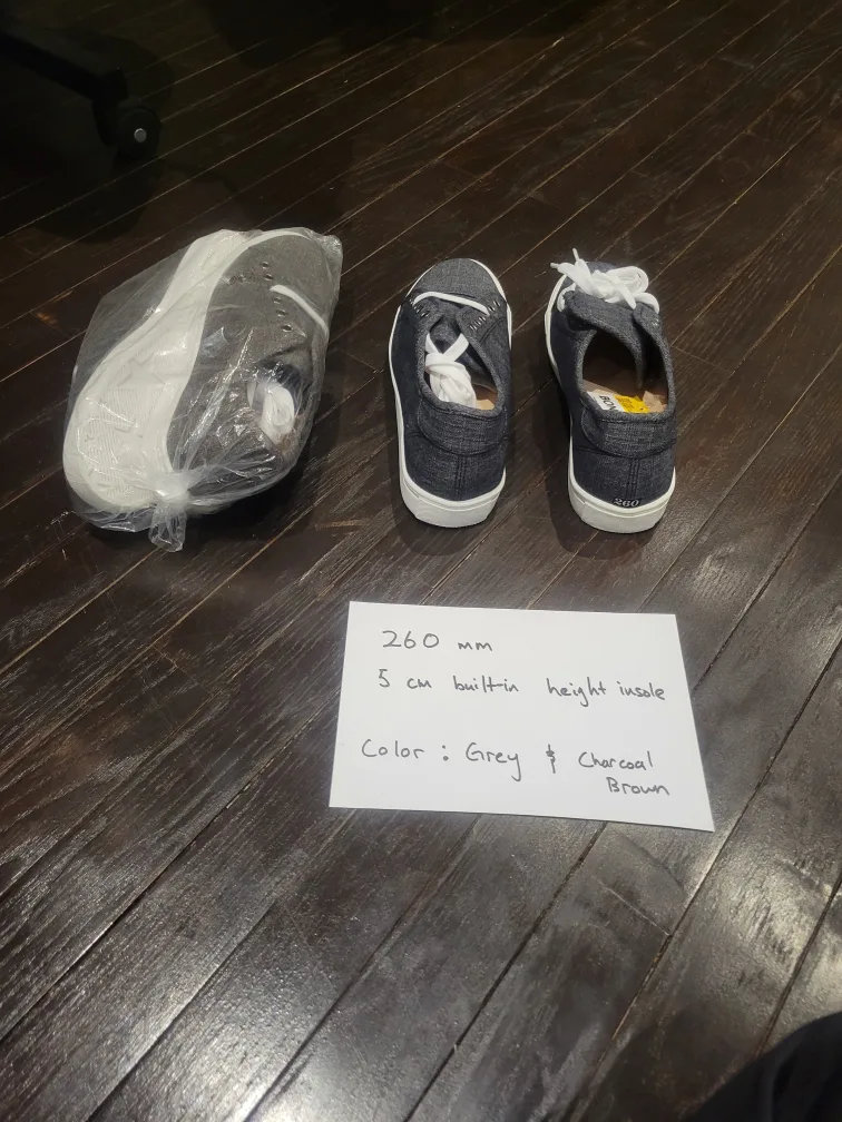 Height Increase Men's Shoes - Grey image indicator(2)