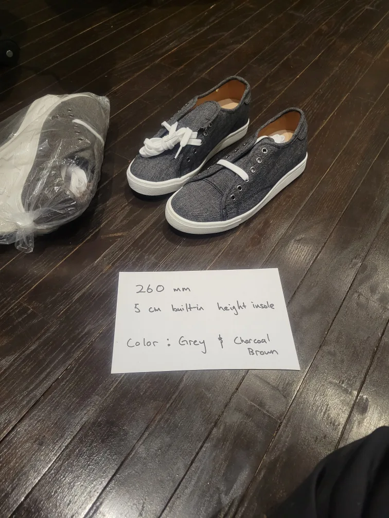 Height Increase Men's Shoes - Grey image indicator(3)