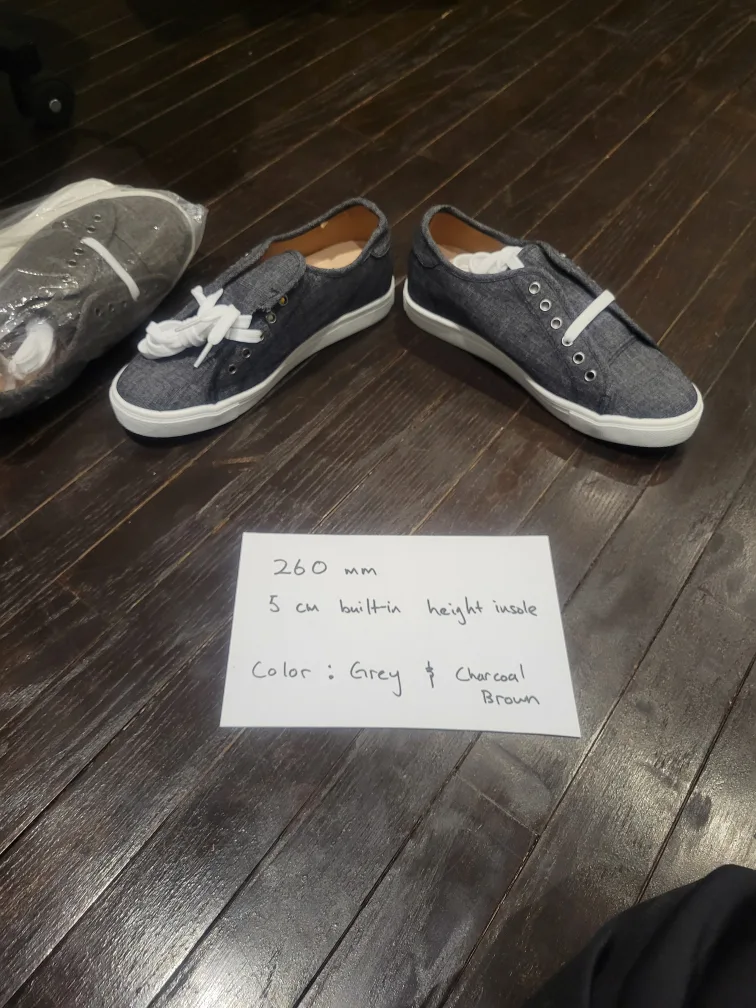 Height Increase Men's Shoes - Grey image indicator(4)