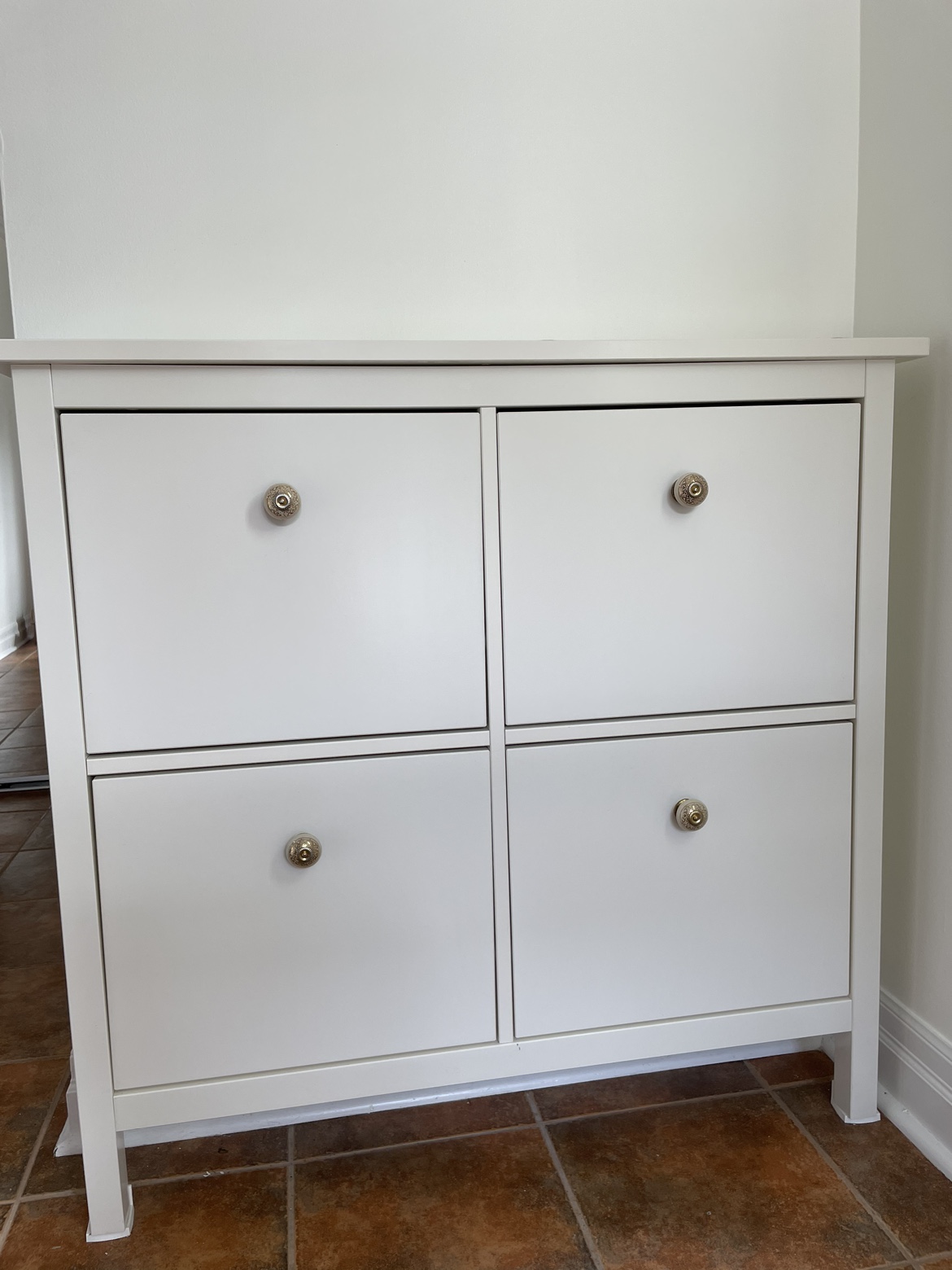 White Shoe Cabinet