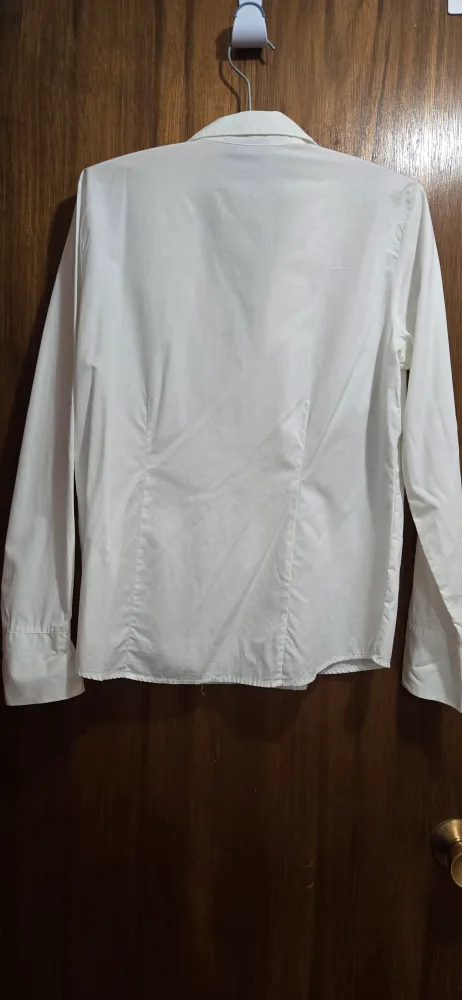 Style & Co. White Blouse Size 10 image indicator(5)