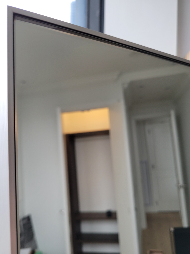 Full Length Mirror - CB2 Infinity Silver - photo 4