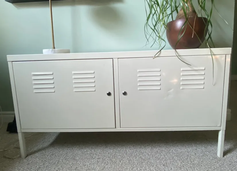 White Metal Cabinet (46 7/8x24 3/4 ") thumbnail