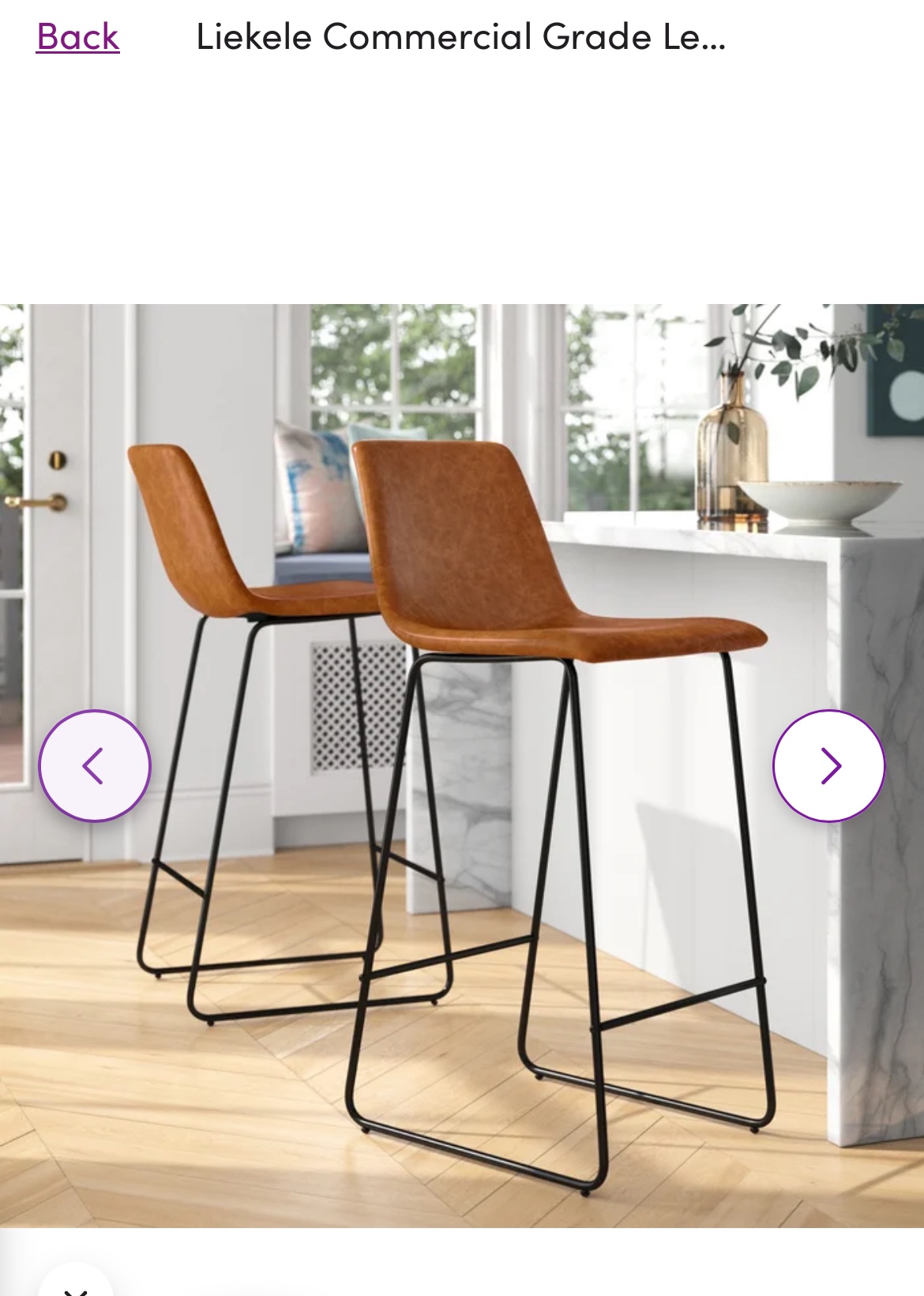 Set of Two Bar Stools