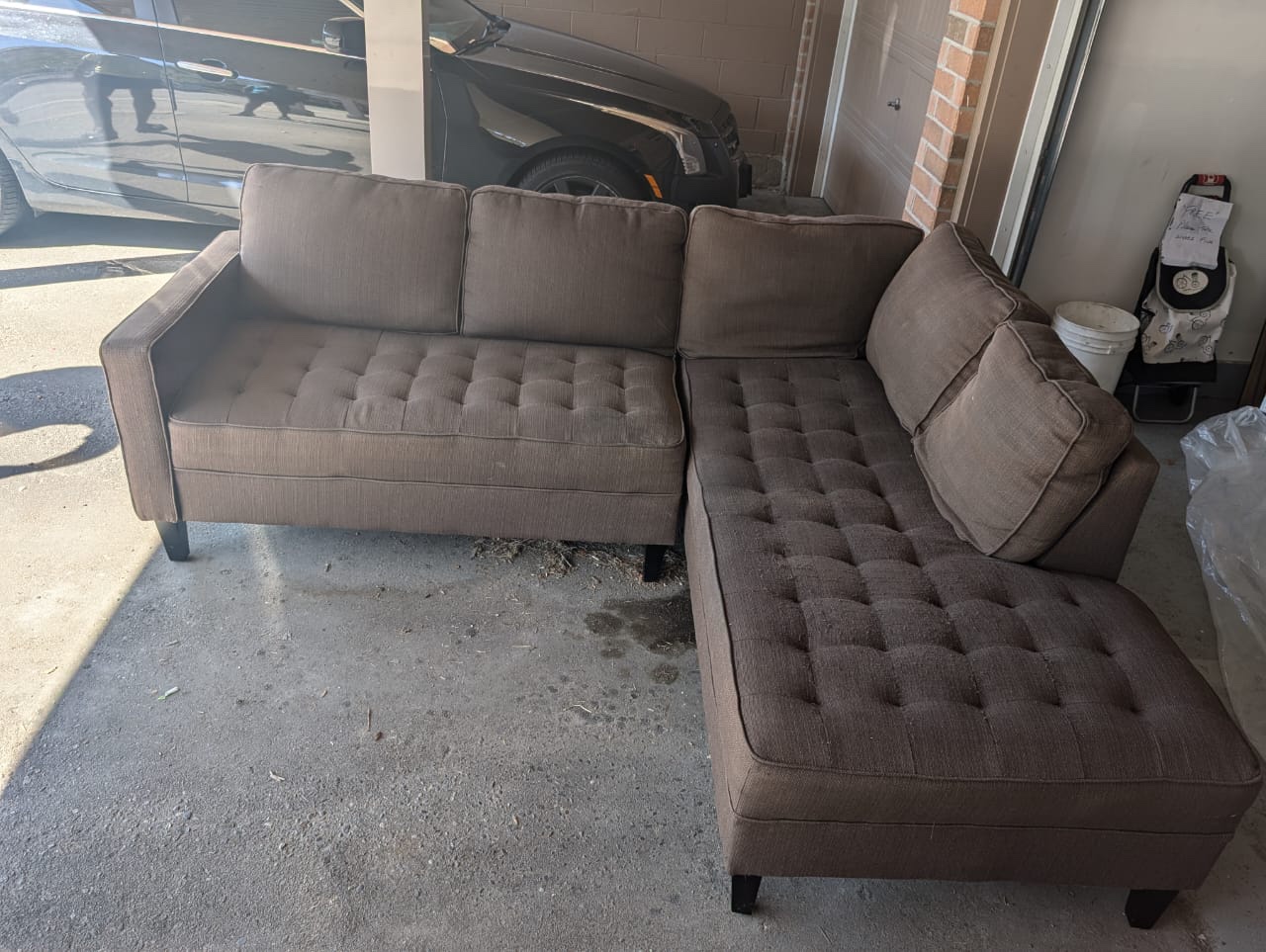 Brown Sectional Couch