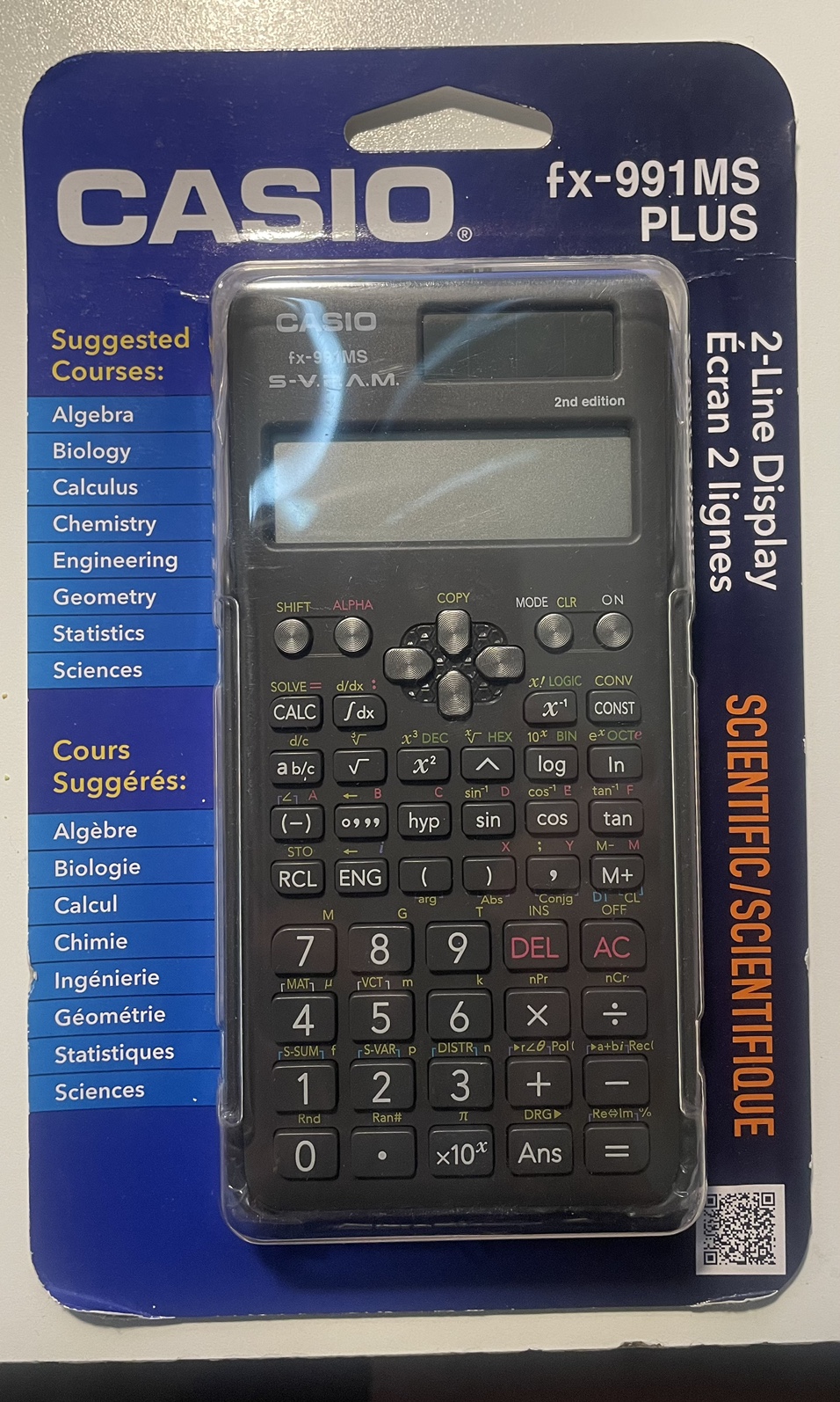 Casio fx-991MS PLUS Scientific Calculator