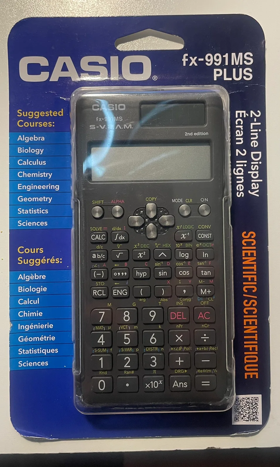 Casio fx-991MS PLUS Scientific Calculator thumbnail