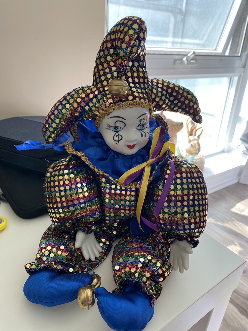 Porcelain Clown Doll