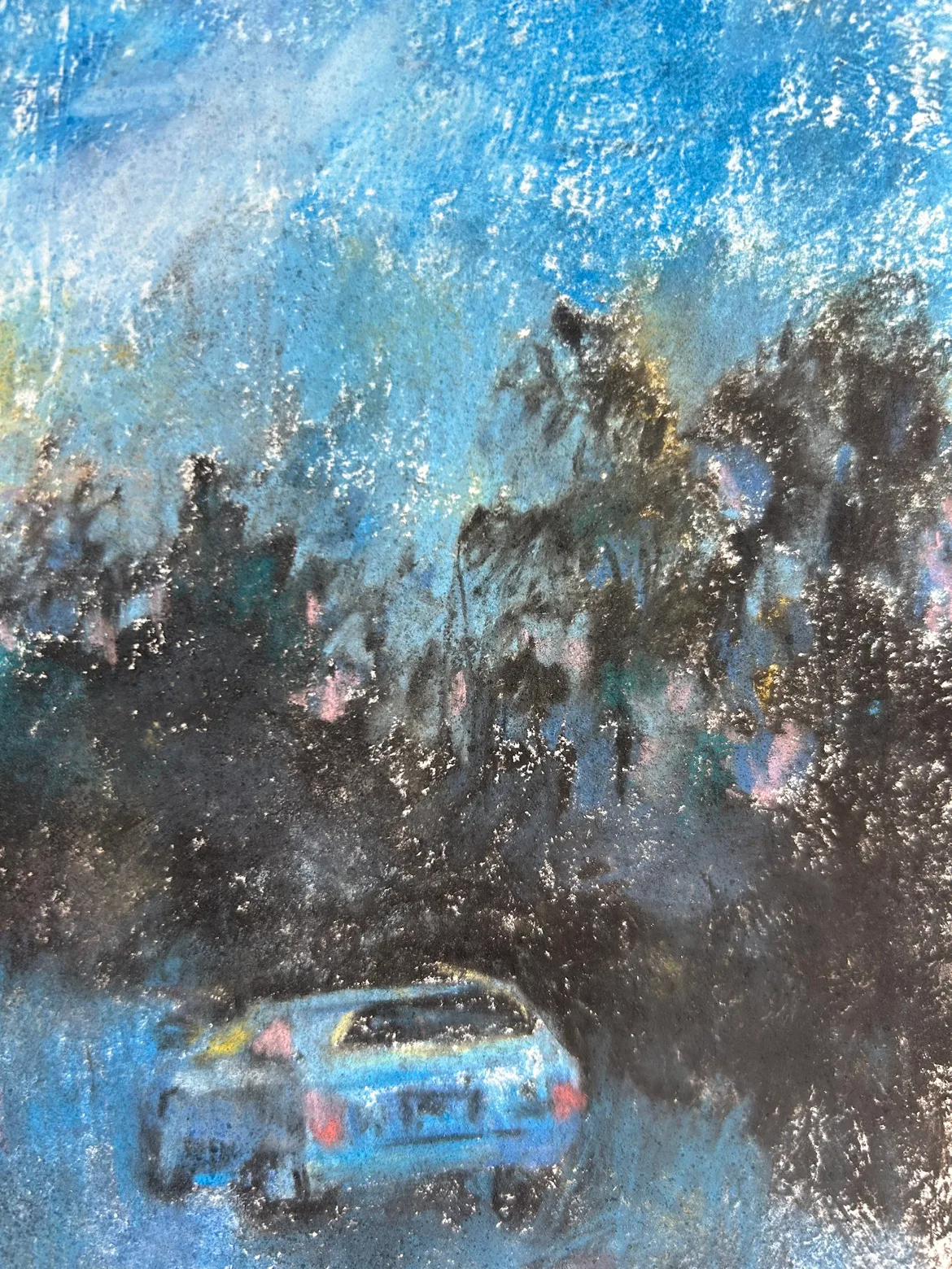 “Road trip�” original pastel painting image indicator(3)