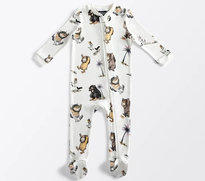 Brand New Where the Wild Things Are Baby Onesie PJ thumbnail