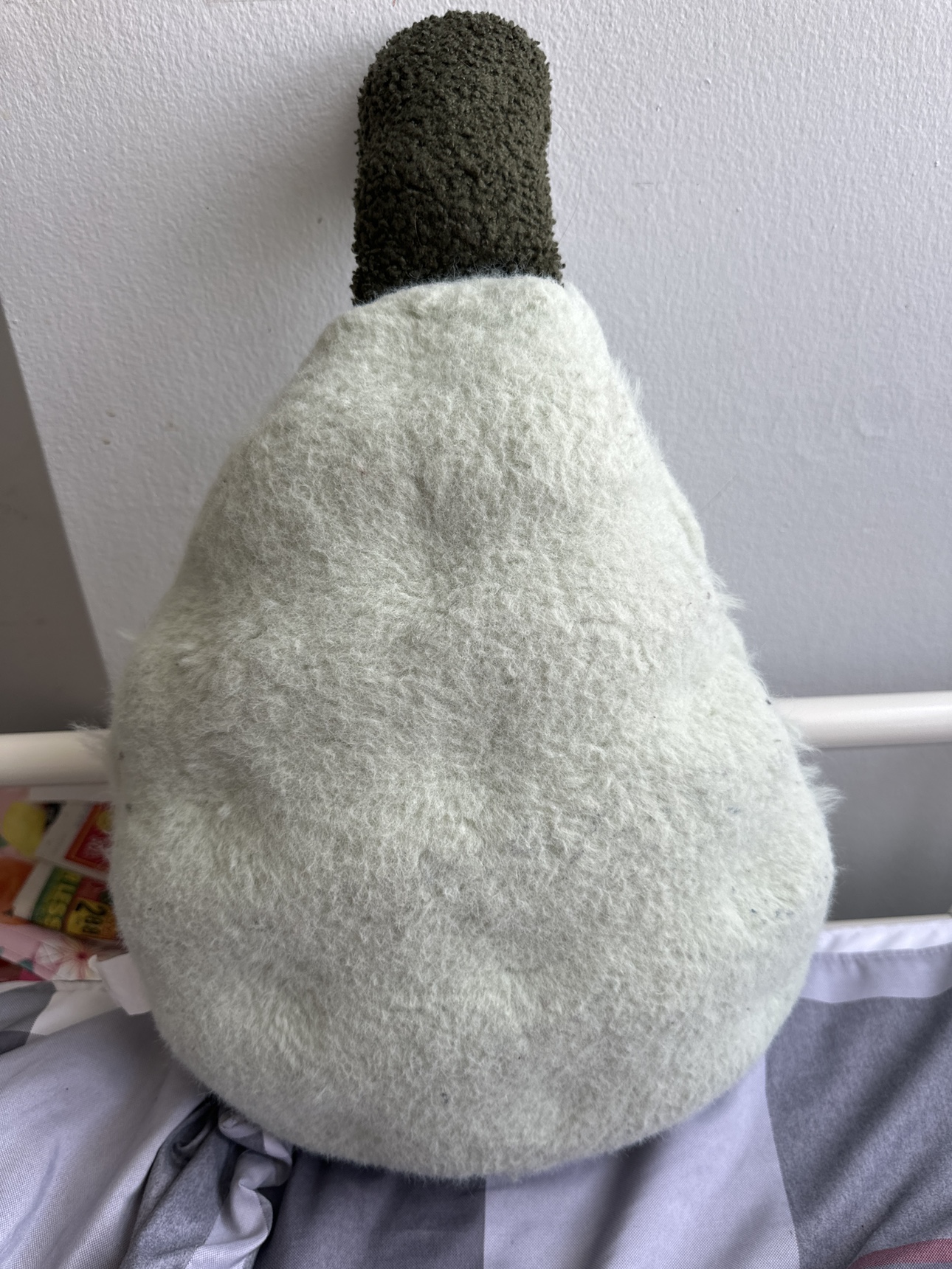 Green Pear Shaped Plush Pillow - photo 2