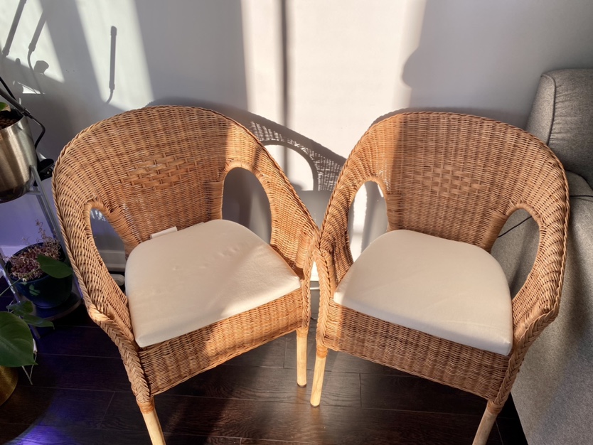 Wicker Armchairs with Cushions - photo 2