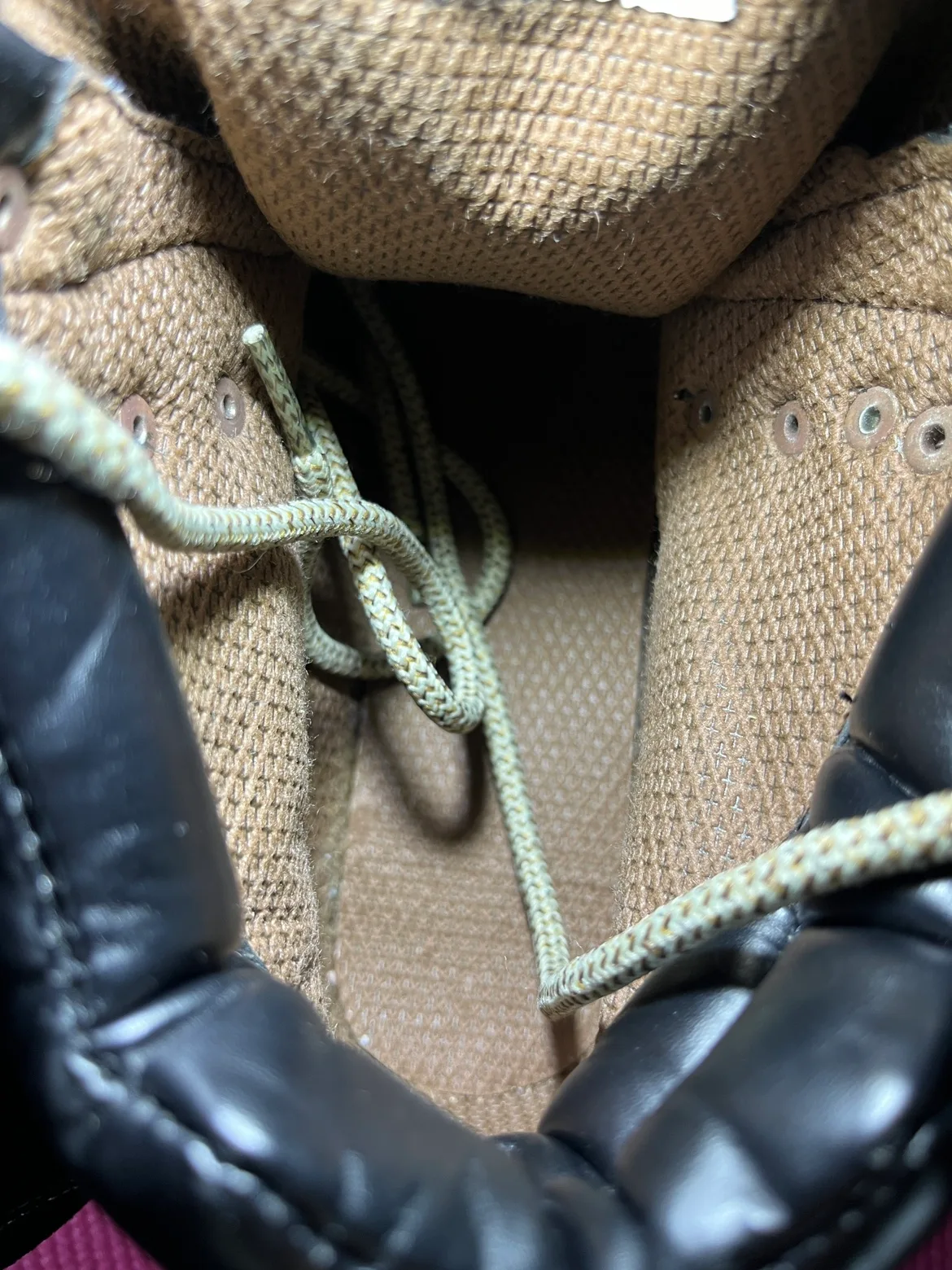 *New* Men’s Size 9 Black Leather Upper Hiking or Work Boots image indicator(5)