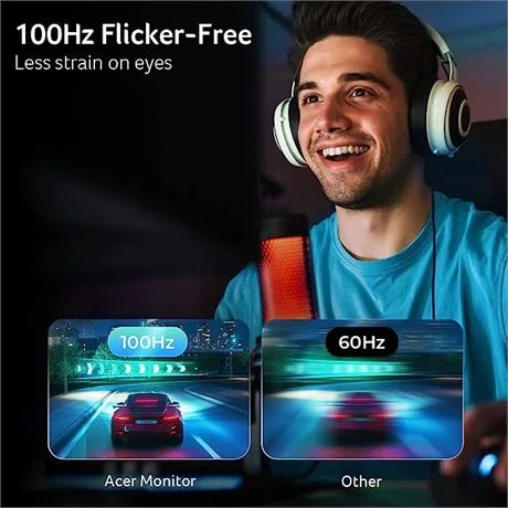 Acer® 23.8” FHD Monitor SH242Y, 100Hz, IPS image indicator(3)