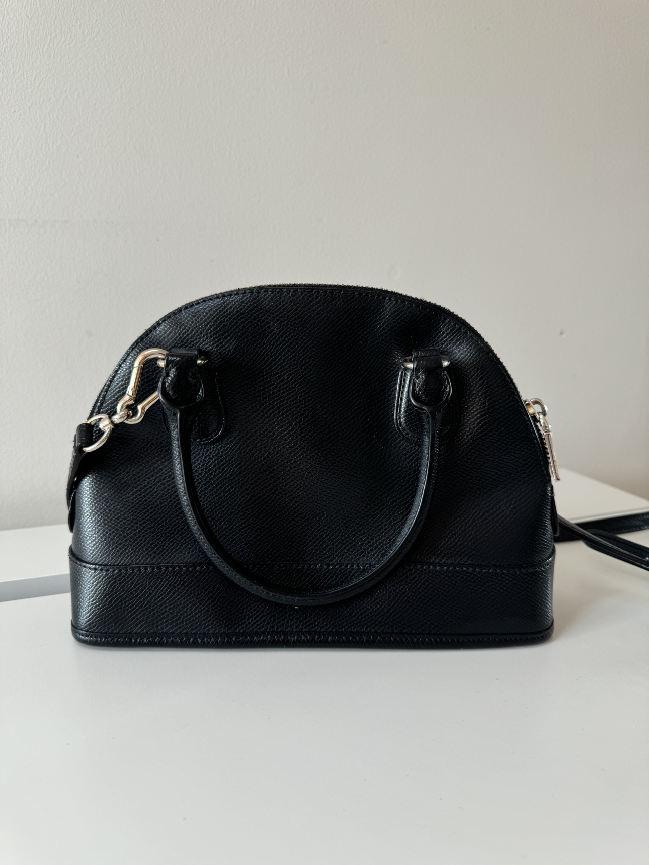 Black Coach Mini Saddle Bag - photo 2
