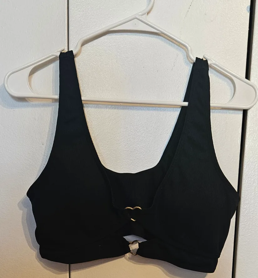 Ribbed Heart Ring Bikini Top thumbnail