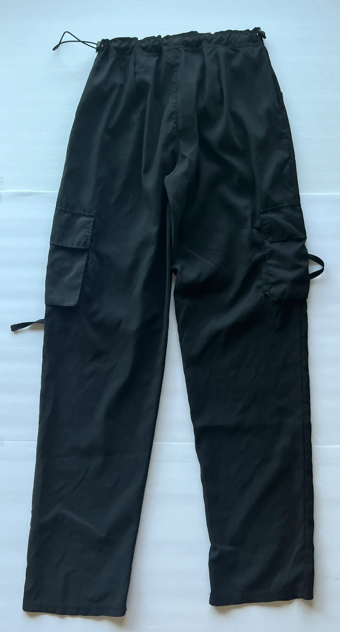 PrettyLittleThing Black Cargo Pants thumbnail