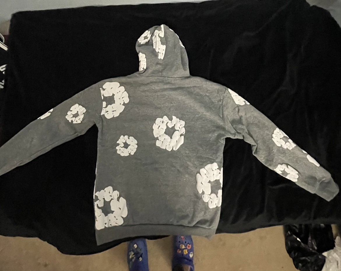 Grey Denim Tears Hoodie - photo 4