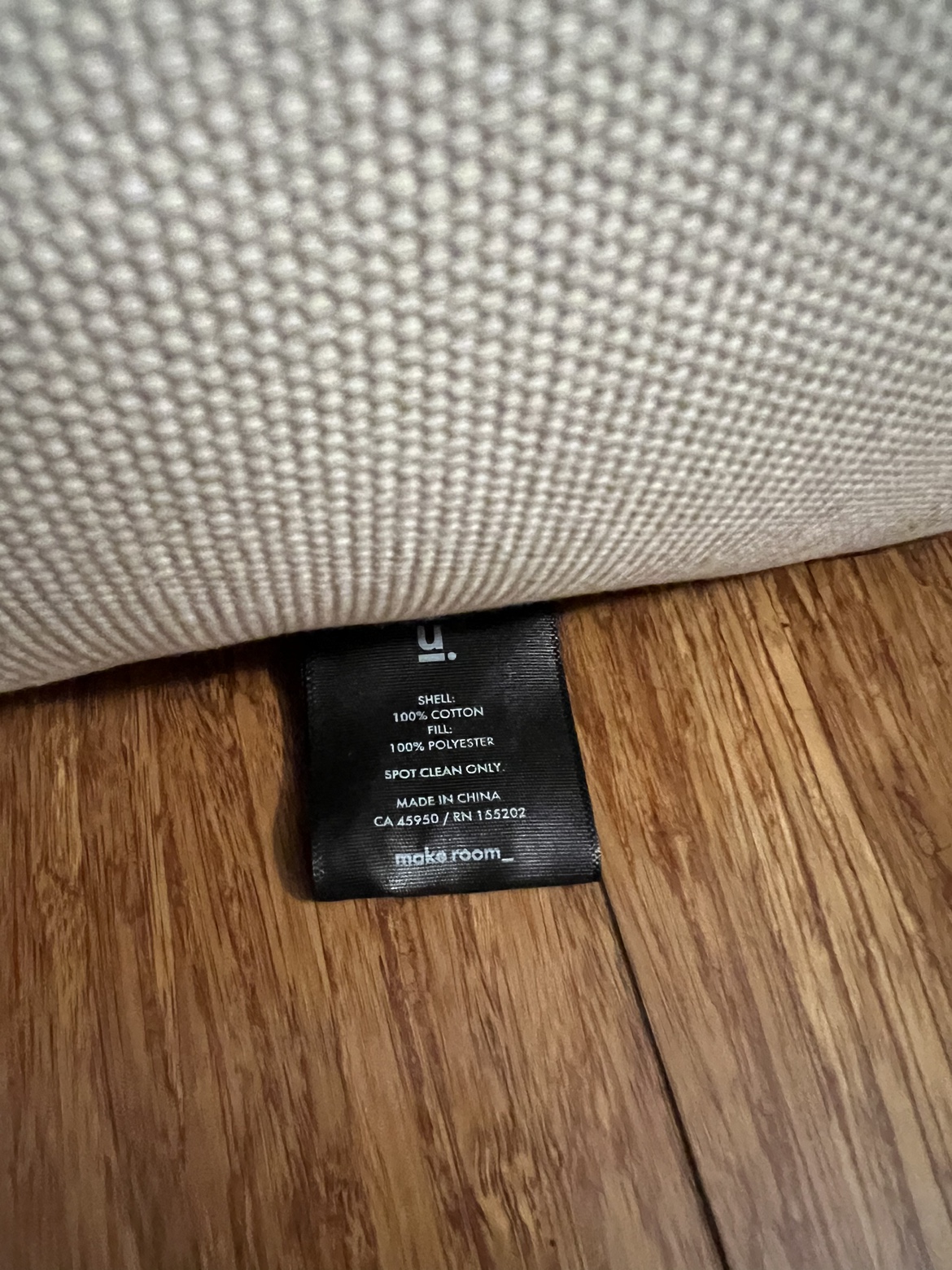 Floor Cushion x 2 (cream and grey colour) - photo 5