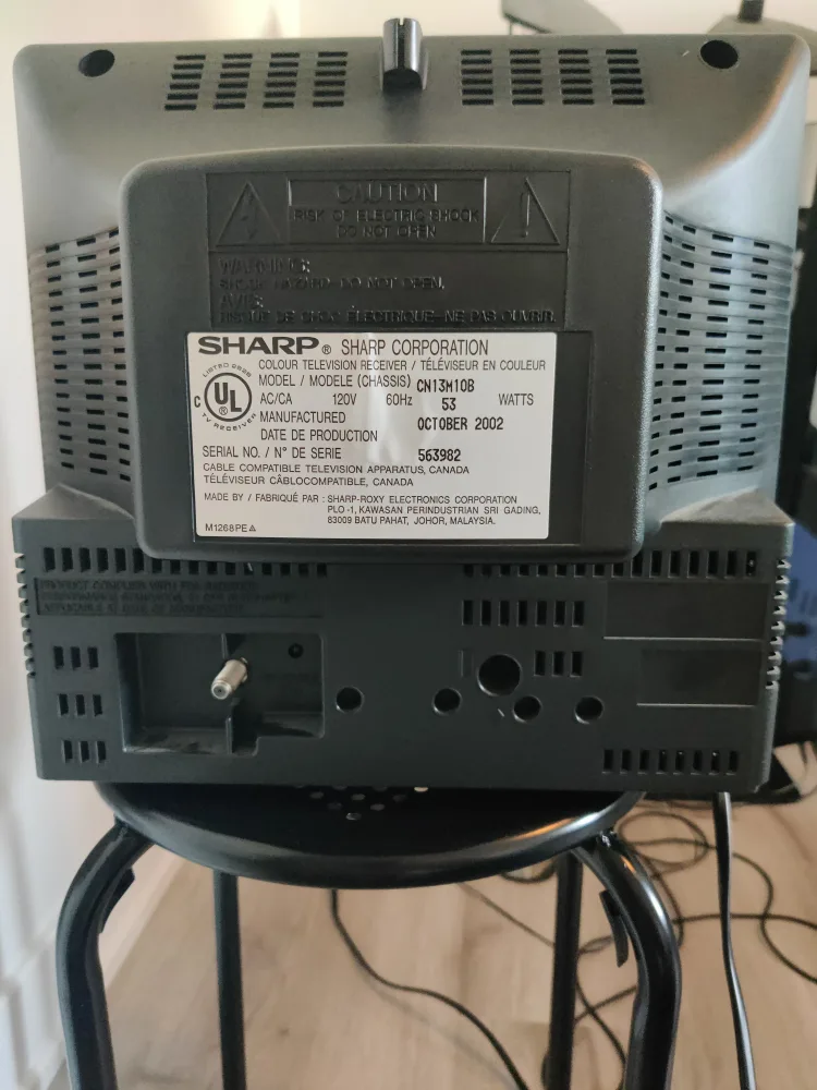 Sharp 13" CRT TV image indicator(2)