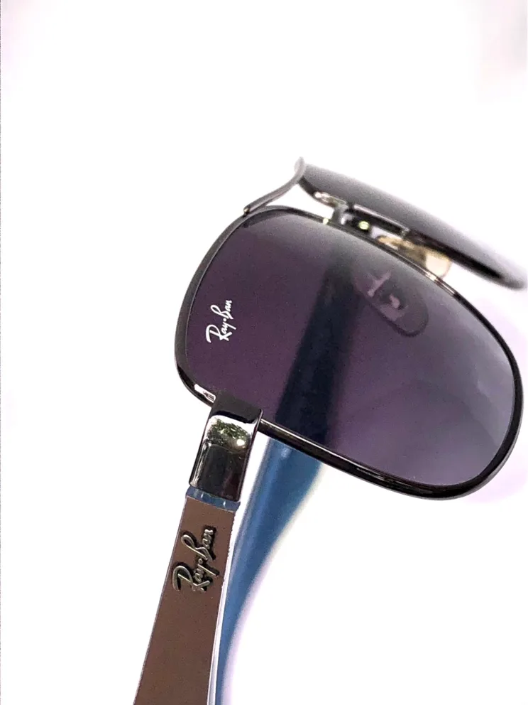 Ray Ban Sunglasses Unisex Gray/Blue RB 3533 , Italy thumbnail