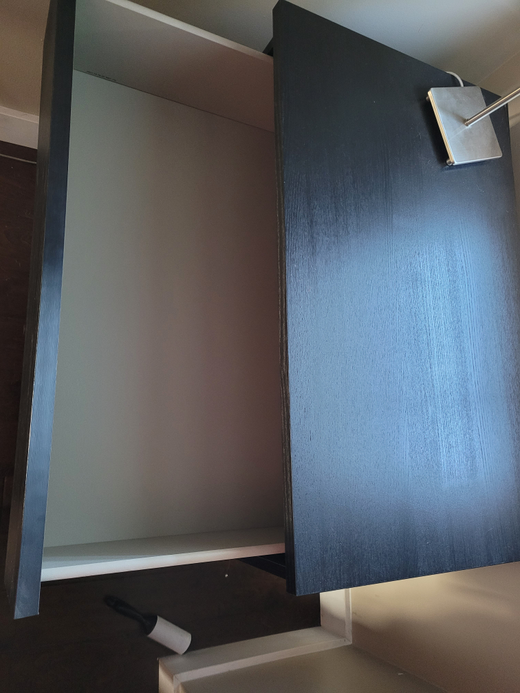 Black Three Drawer Dresser - photo 2