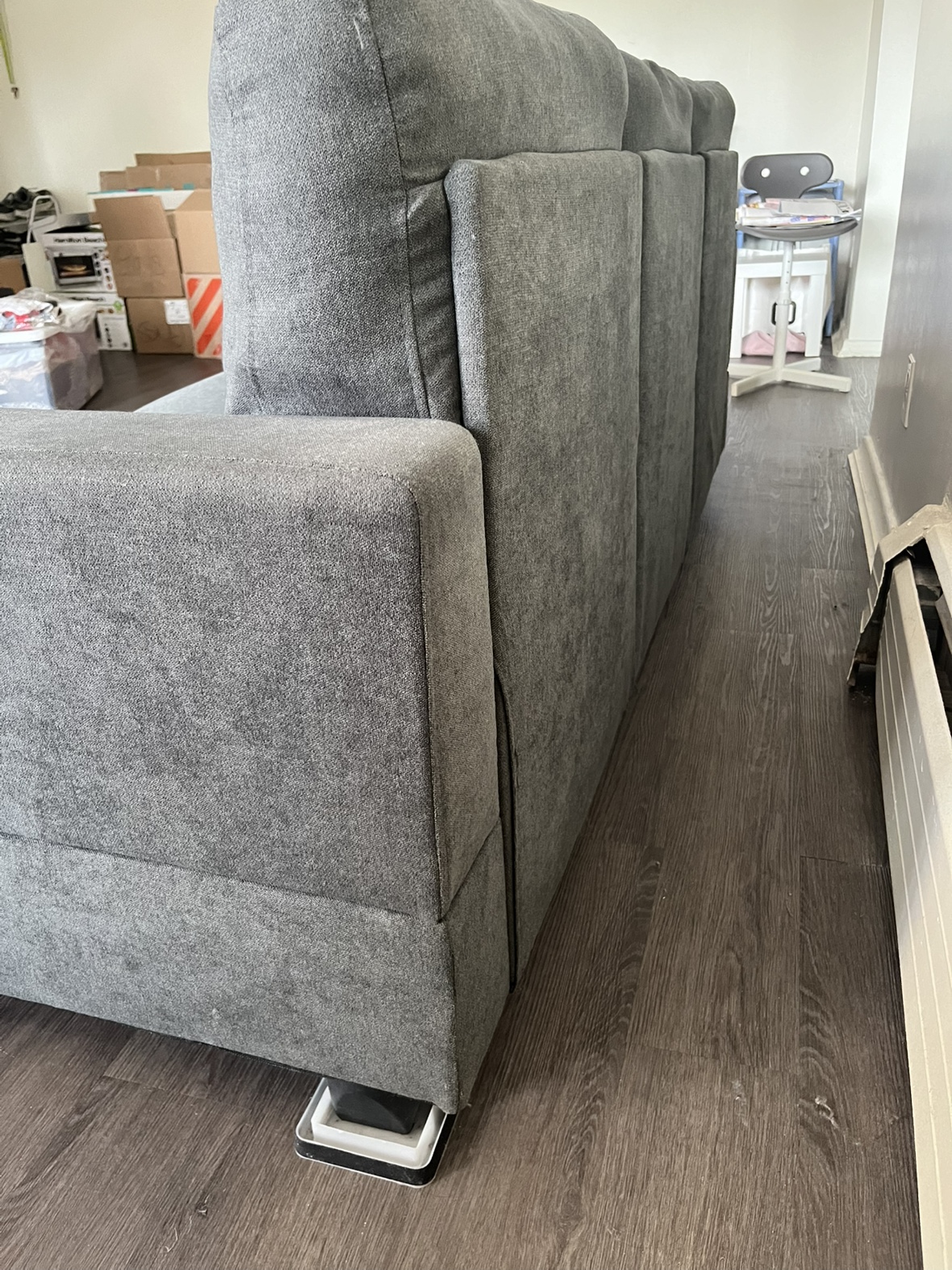 Grey 3 seater Sofa - photo 4