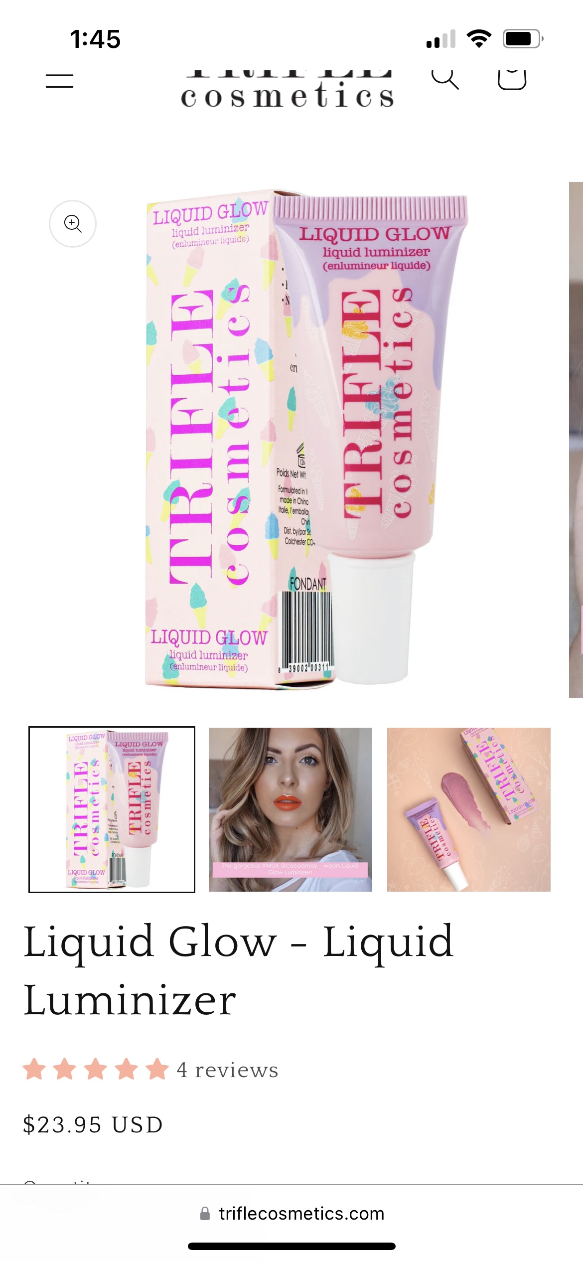 TRIFLE Cosmetics Liquid Glow